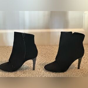 Free People black suede bootie sz 38